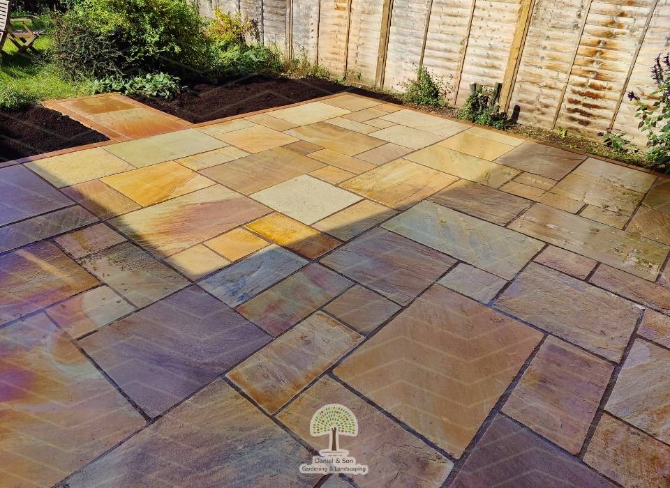 New patio in mint fossil elstow